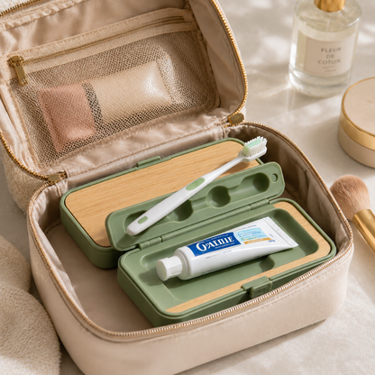Travel Toothbrush & Toothpaste Storage Box