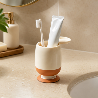 Countertop Toothbrush Holder Cup