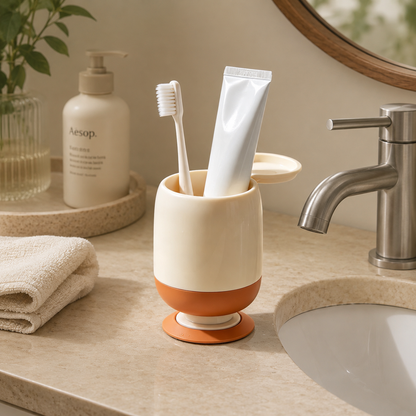 Countertop Toothbrush Holder Cup