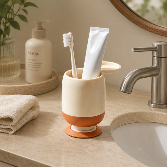 Countertop Toothbrush Holder Cup